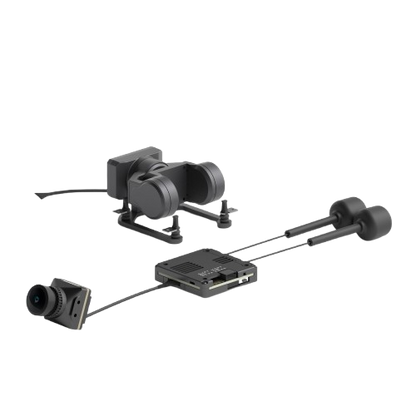 CADDXFPV GM2 Двухосевой FPV карданный подвес Pro Kit для камеры 19 мм, отслеживание головы, PWM/UART, 7-26В, стабилизация