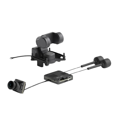 Walksnail Pro Kit with CADDXFPV GM3 3-axis FPV camera gimbal, camera, control board and antennas