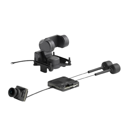 Walksnail Pro Kit with CADDXFPV GM3 3-axis FPV camera gimbal, camera, control board and antennas