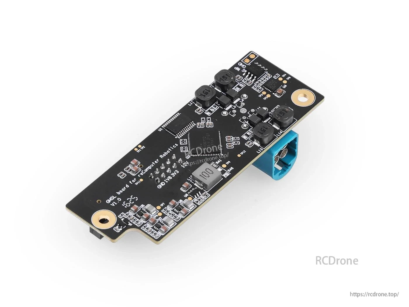 GMSL Board 4-Camera, GMSL board for 4-Camera Robotics V1.0 with connectors and components