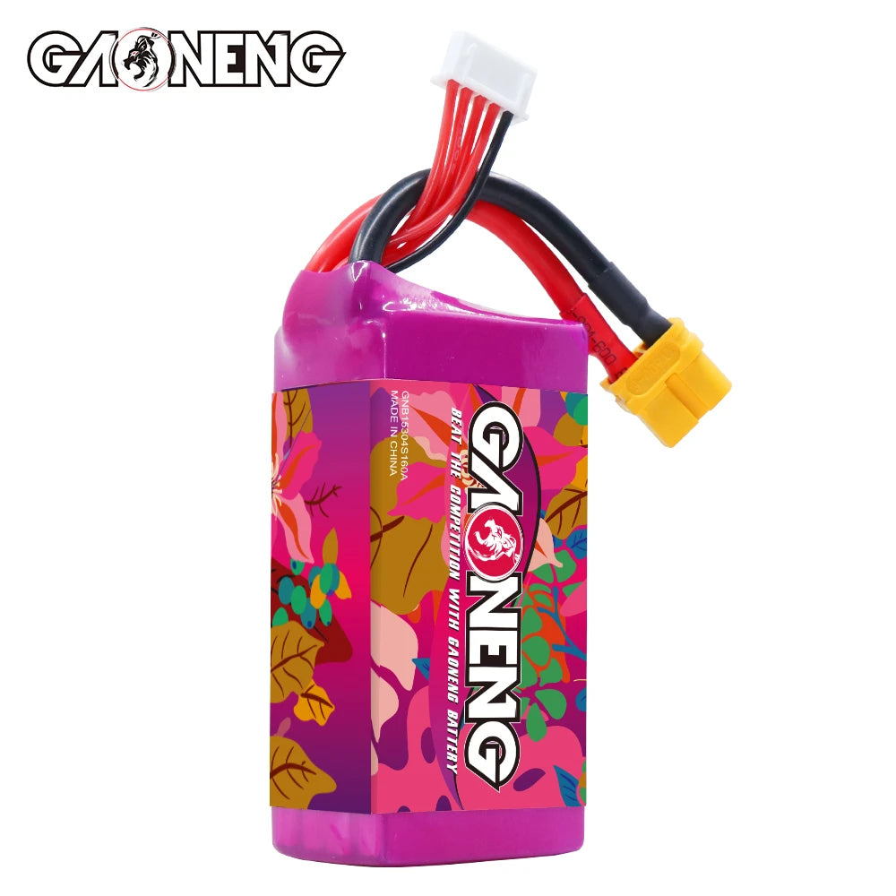 5.jpg GNB 4S 14.8V 1530mAh 160C/320C Lipo Battery, The device has a lightweight design, small size, and long battery life with high specific power.