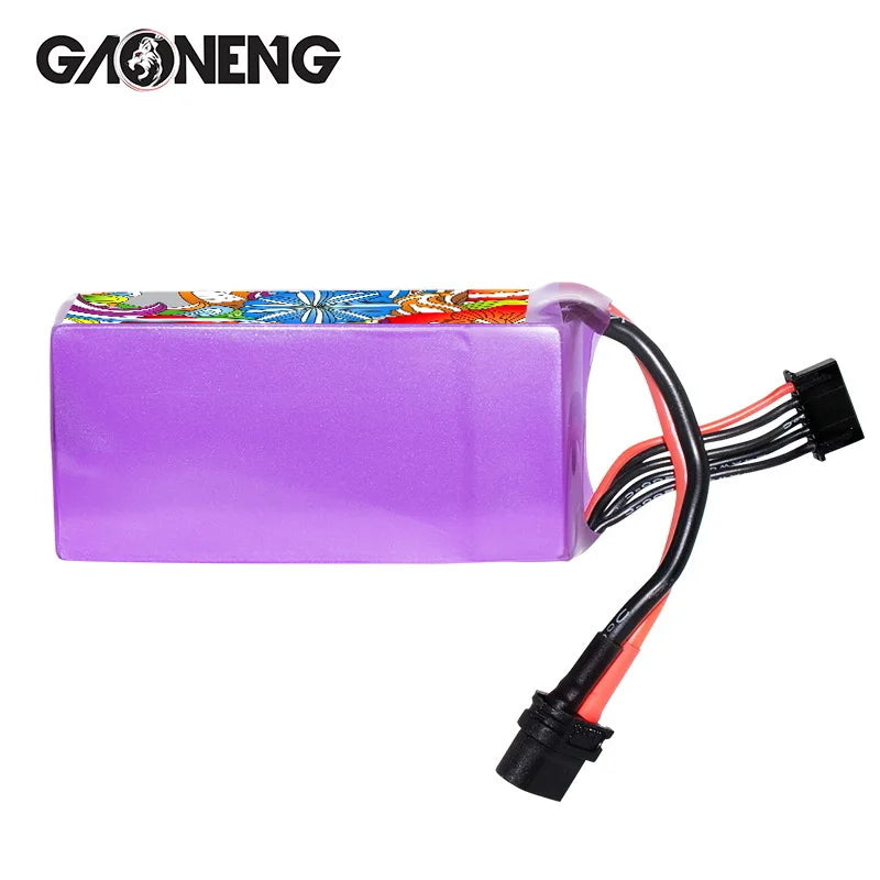 3.jpg GNB 4S Lipo Drone Battery, The GNB 4S HV 1300mAh Drone Battery is a high-performance power solution for various RC vehicles.