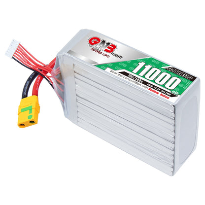 GAONENG GNB 6S 22.2V 11000mAh 11AH 70g RC LiPo Battery XT90S Anti Spark