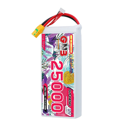 GAONENG GNB 4S 15.2V HV 25000mAh 80C RC LiPo Battery Pack with XT90S Anti-Spark Connector