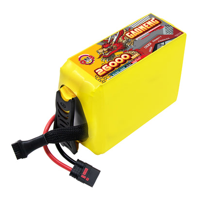 GAONENG GNB 26000mAh 14S 51.8V 5C QS8 Semi Solid State Li-ion Battery Pack 310Wh/kg for UAV