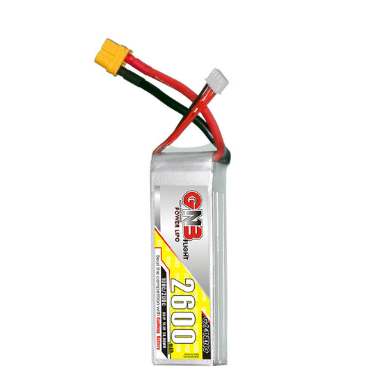 GAONENG GNB26003S100A 3S 11.1V 2600mAh 100C LiPo battery with XT60 and balance lead