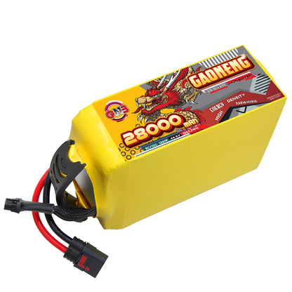 GAONENG GNB 28000mAh 12S 44.4V semi solid state Li-ion battery pack with QS8-S lead