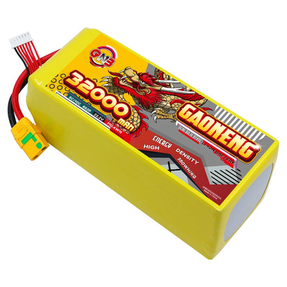 GAONENG GNB 32000mAh 6S 22.2V semi solid state Li-ion battery pack with XT90S-F and balance lead