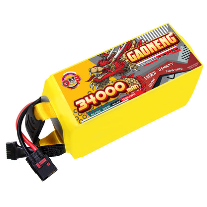 GAONENG GNB3400012S5SS 34000mAh 12S 44.4V semi solid-state Li-ion battery with QS8-S lead