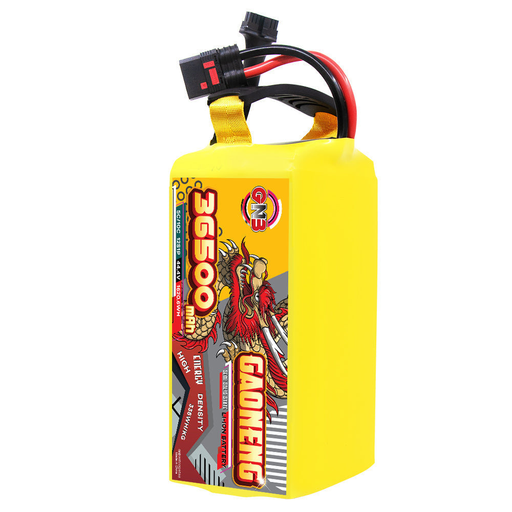 GAONENG GNB 12S 44.4V 36500mAh semi solid state Li-ion battery pack with QS8 lead