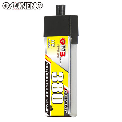 Front label view of single battery standing upright with A30 connector on top