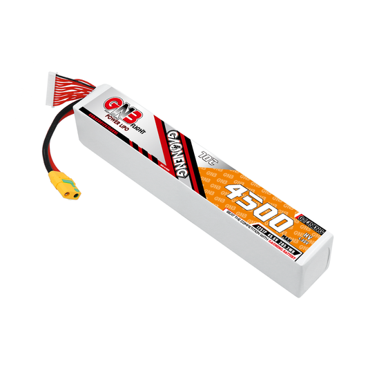 GAONENG GNB 12S 45.6V HV 4500mAh 70C LiPo battery pack with XT90S anti-spark lead