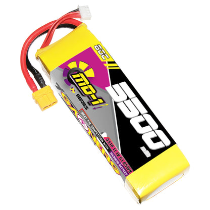 GAONENG GNB MD-1 3S 5500mAh 60C LiPo battery with XT60 plug and balance lead