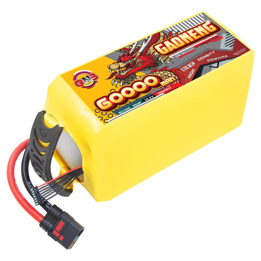 GAONENG GNB 60000mAh 6S 22.2V semi solid-state Li-ion battery pack with QS8-S lead