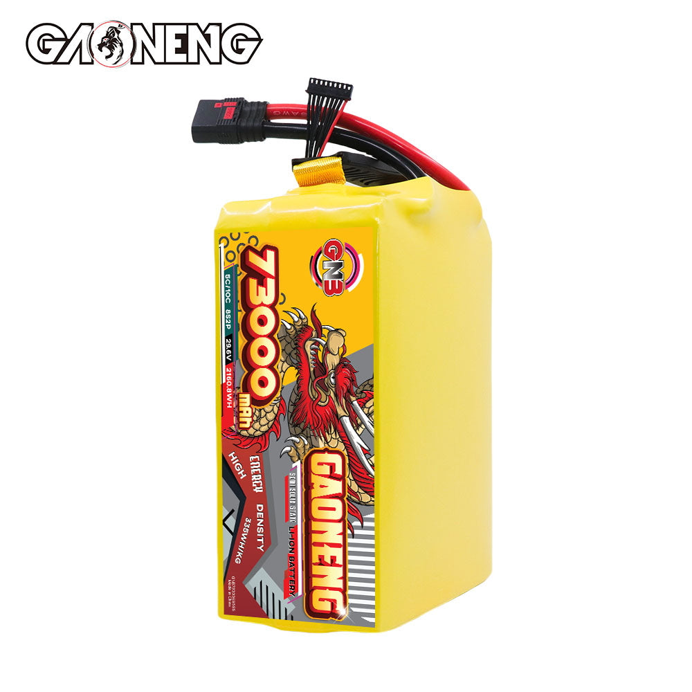 GAONENG GNB 73000mah 8S 29.6V 5C QS8 Semi Solid State Li-ion Battery 335WH/kg