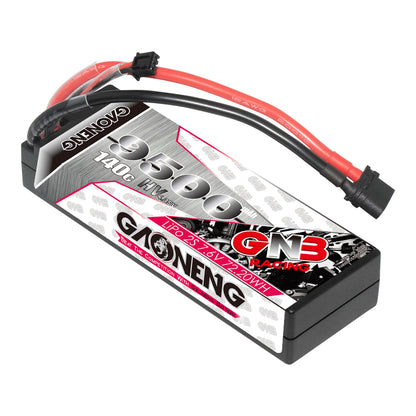 GAONENG GNB 9500mAh 2S 7.6V LiHV hard case LiPo battery with XT60 connector