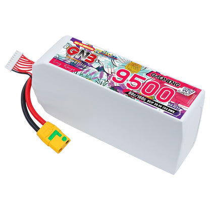 GAONENG GNB 8S 9500mAh HV LiPo battery 30.4V with XT90S anti-spark connector