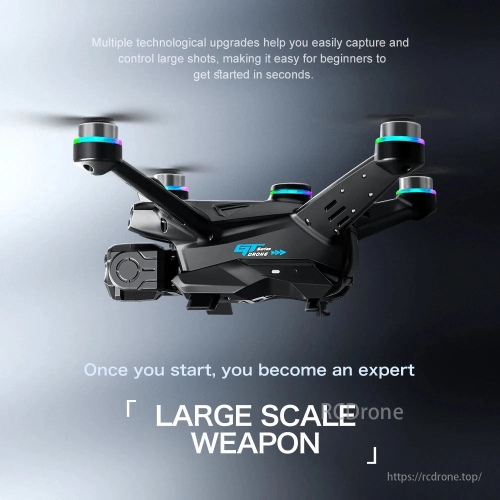 GT6 Drone 8K HD Dual Camera GPS Smart Return 5G WIFI Obstacle