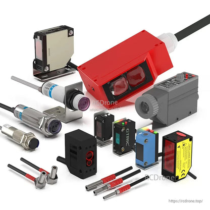 GTRIC LS18-R8MN1 Laser Photoelectric Sensor, GTRIC LS18-R8MN1 retro-reflective laser sensor, M18, 10-30 VDC, IP65, 0-8M range, 600 Hz, 2m cable.