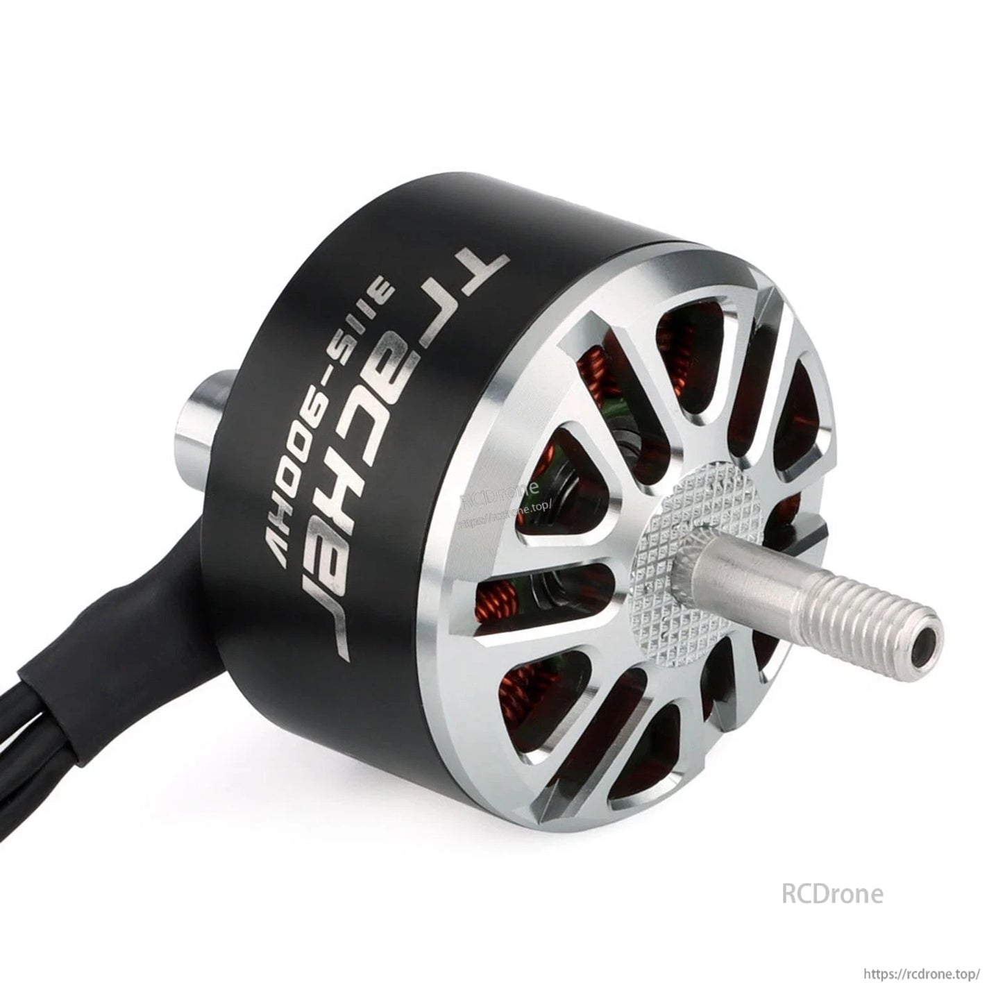 GTSKYTENRC Tracker 3115 900KV Brushless Motor, Tracker 3115 900KV brushless motor, 12N14P, M5 shaft, 6S compatible, 19×19 mm, ideal for 9–11 inch FPV drones.