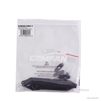 Retail bag packaging with label for GEMFAN F1051-2 folding propeller set