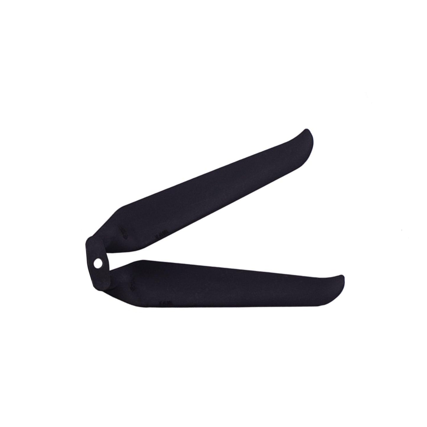 Black folding propeller blades shown partially folded at hub, Gemfan 1051F-2 10x5.1