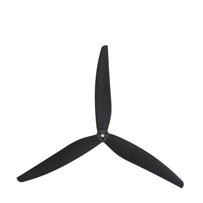 Gemfan 1145-3 11x4.5 3-blade glass fiber nylon FPV drone propeller, single prop top view