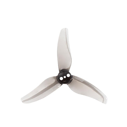 Gemfan 2512-3 Toothpick Propeller, 3-blade tri-prop with 3-hole hub, smoke gray
