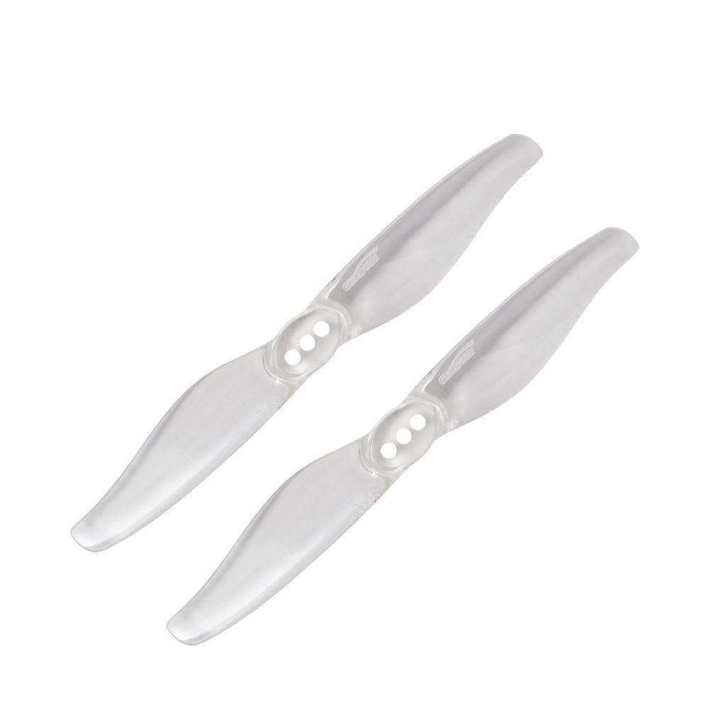Gemfan 3018-2 Toothpick Propeller, clear 2-blade quadcopter prop pair with 3-hole hub