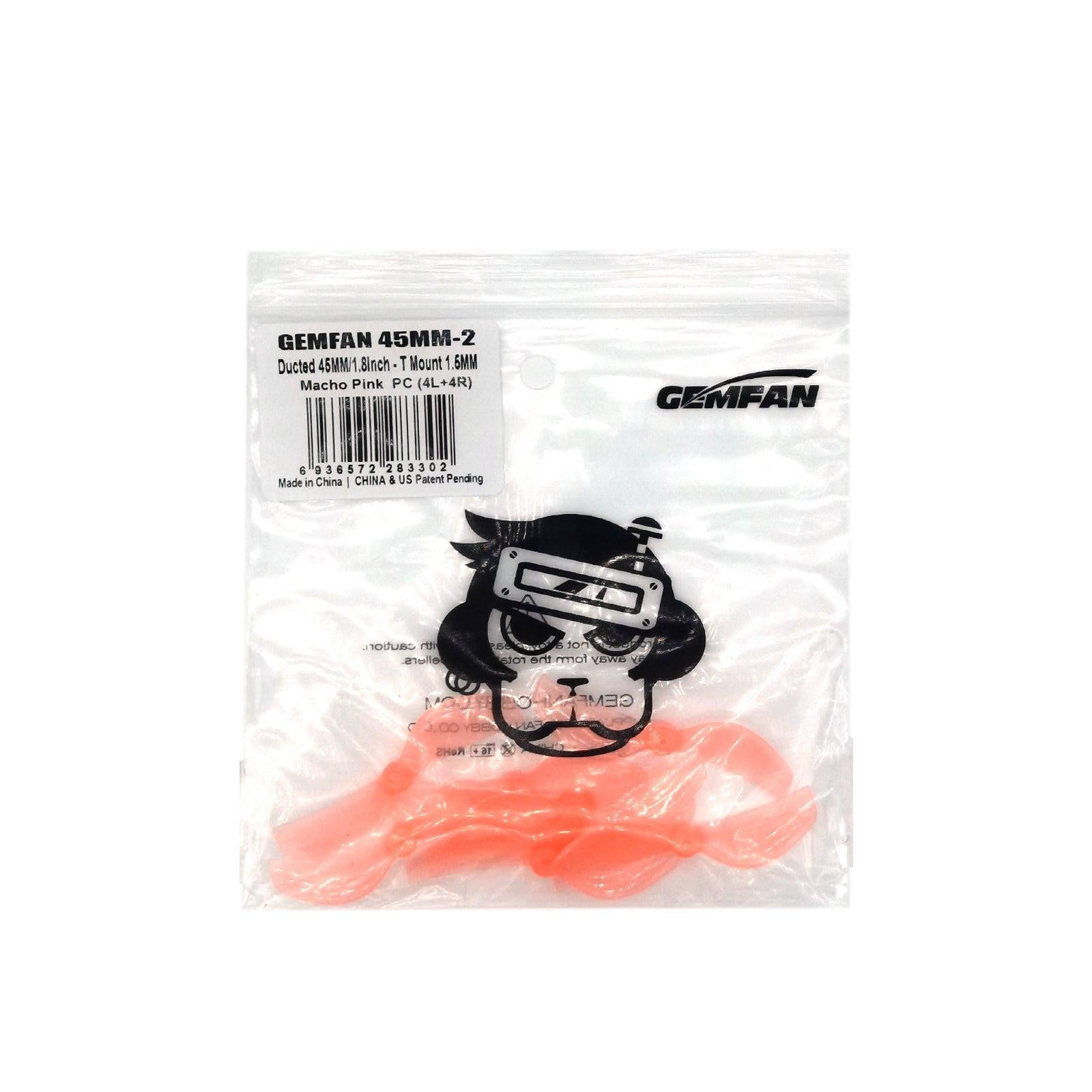 Retail bag of s, machi pink set with label and barcode