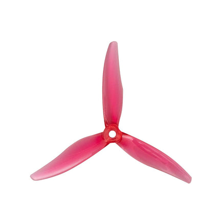 Red Gemfan 51366 ReV3 PC 3-blade 5x2.8 propeller with 5mm center mount hole