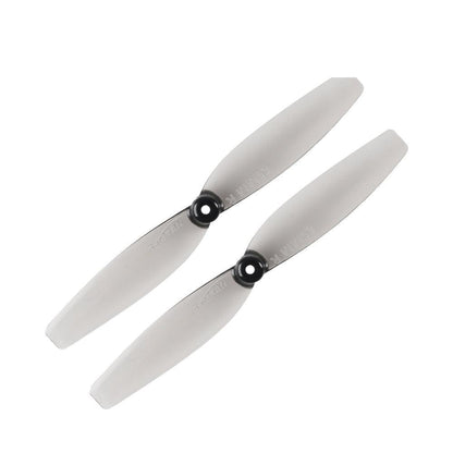 Gemfan 65mm-2 Toothpick PC propellers, light gray two-blade set with black hubs