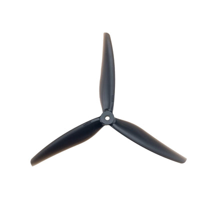 Gemfan 7535-3 PC 7.5x3.5 3-Blade Propeller, black, M5 center mount hole