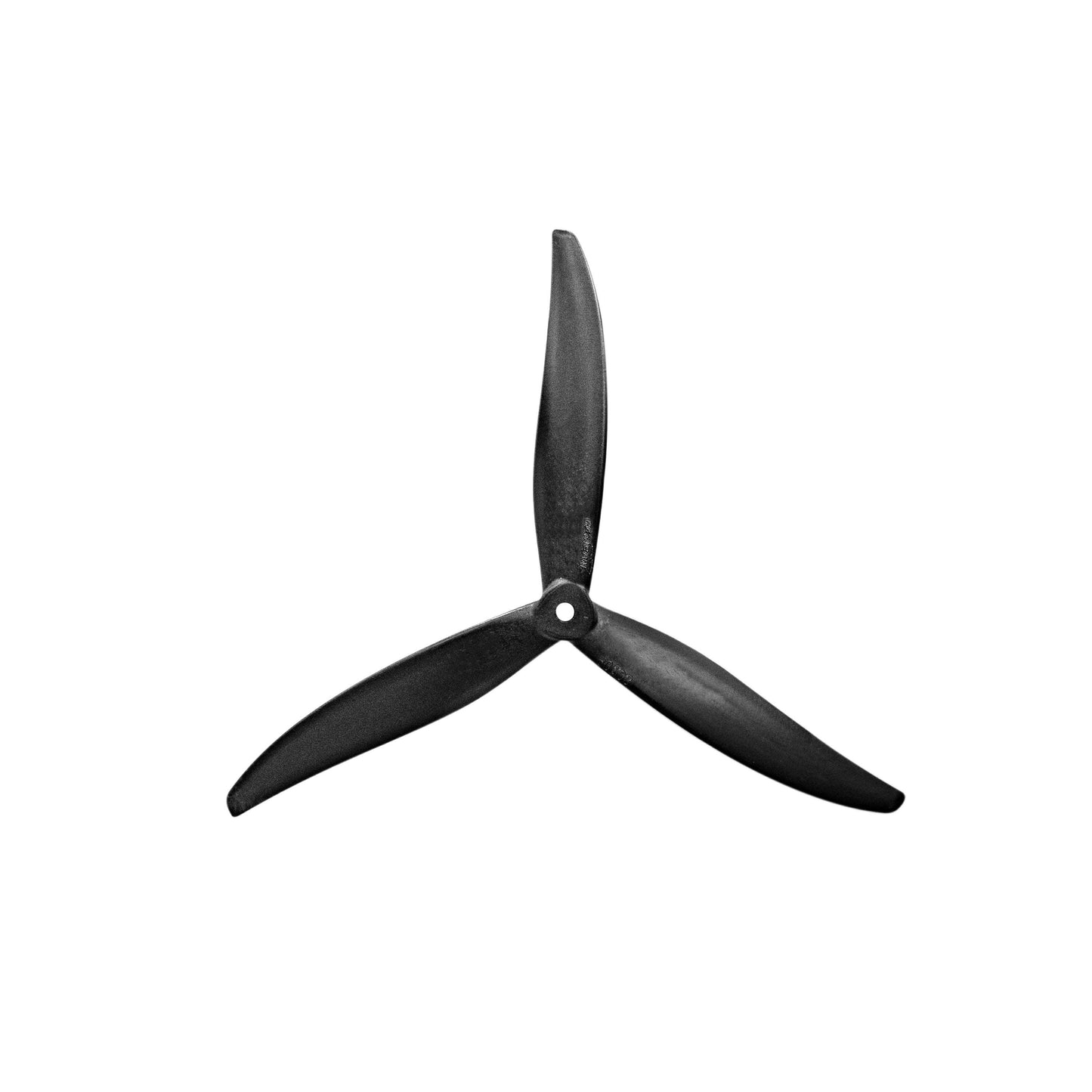 Black Gemfan 8060-3 three-blade drone propeller with center mounting hole