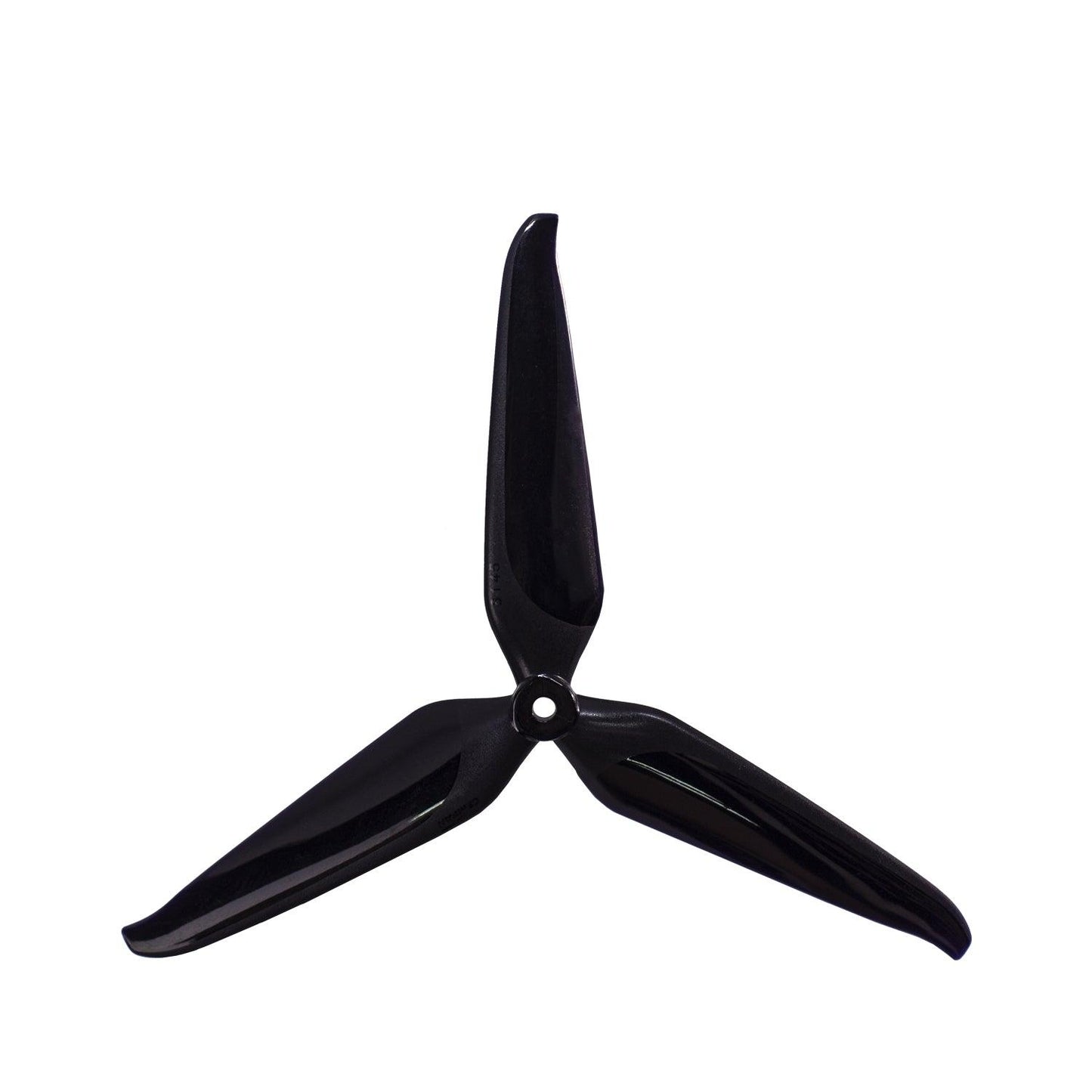 Gemfan 8145 3-Blades Propeller in black, single tri-blade rotor on white background