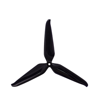 Gemfan 8145 3-Blades Propeller in black, single tri-blade rotor on white background