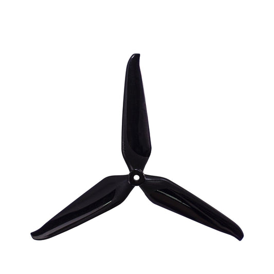 Gemfan 8145 3-Blades Propeller in black, single tri-blade rotor on white background