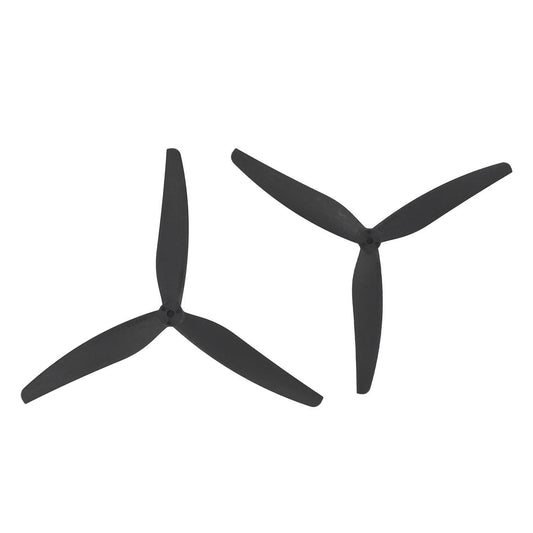 Gemfan 9046-3 9x4.6 tri-blade propellers set, 1 pair CW and CCW, black, 5mm center hole
