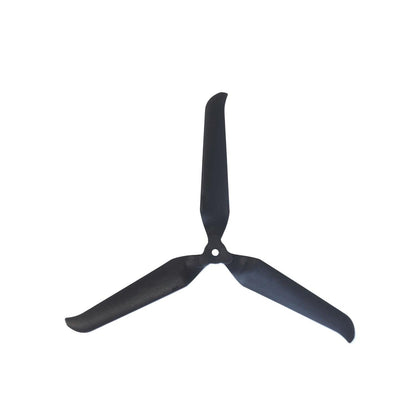 Gemfan 9046F-3 9x4.6 3-blade propeller, single black tri-blade top view