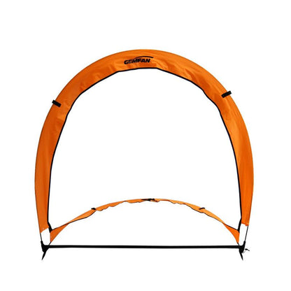 Gemfan Airgate foldable FPV drone racing gate, orange arch with black base