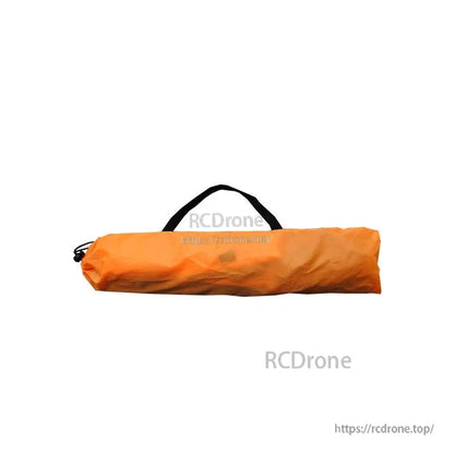 Orange carry bag with handle for storing and transporting the foldable gate