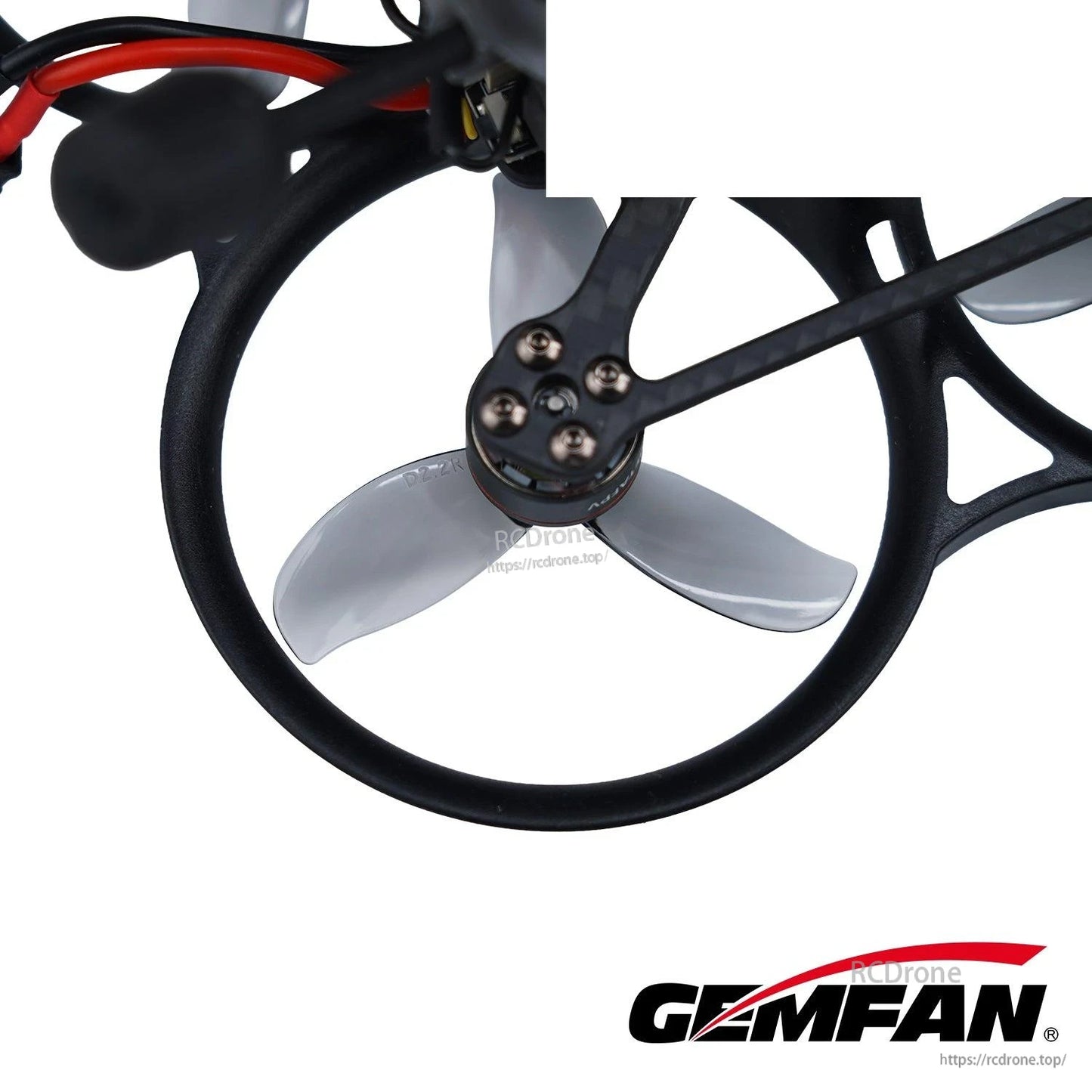 Gemfan D2.2-3 Ducted PC 3-Blade Propeller 1.5mm T-Mount 1.5in Pitch 55.88mm (4 Pairs/Bag)