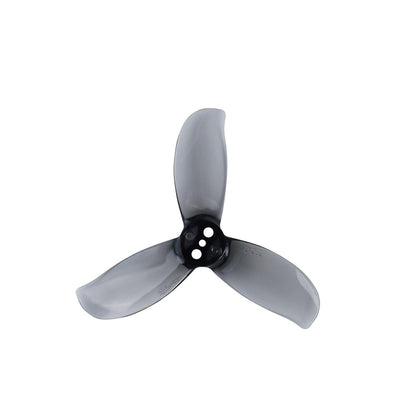 Gemfan D2.2-3 ducted PC 3-blade propeller in smoke gray with three-hole mounting hub
