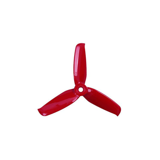 Gemfan Flash 4052-3 PC 3-blade propeller, red tri-blade FPV drone prop with 5mm hub