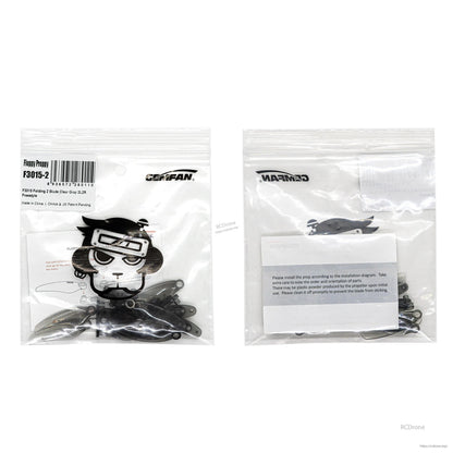 Gemfan Floppy Proppy 3015-2 retail packaging front and back, zip bag with props visible inside