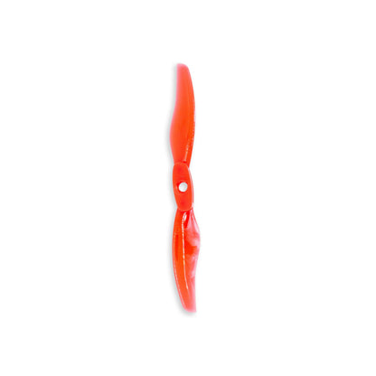 Gemfan Floppy Proppy 5135-2 two-blade drone propeller, red, single prop on white background