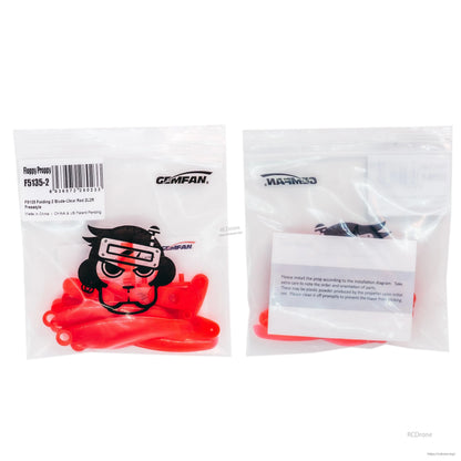 Gemfan Floppy Proppy 5135-2 Propeller retail bag packaging with label and included instruction card
