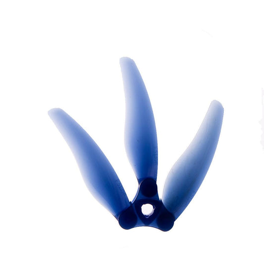 Gemfan Floppy Proppy 5135-3 folding 3-blade propeller, blue PC, 5mm/POPO hub