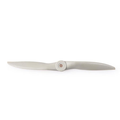 Gemfan Glass Fiber Nylon Glow Propeller in light gray, two-blade design with centered hub