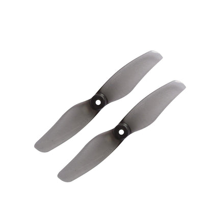 Gemfan Hurricane 2008-2 2in PC propellers, clear gray two-blade pair with center mounting hole
